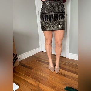 Club Monaco beaded skirt size 10